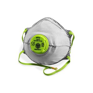 FFP2CV DustArmor® Charcoal Filter Welding Fume Valved Dust Masks - Box 10